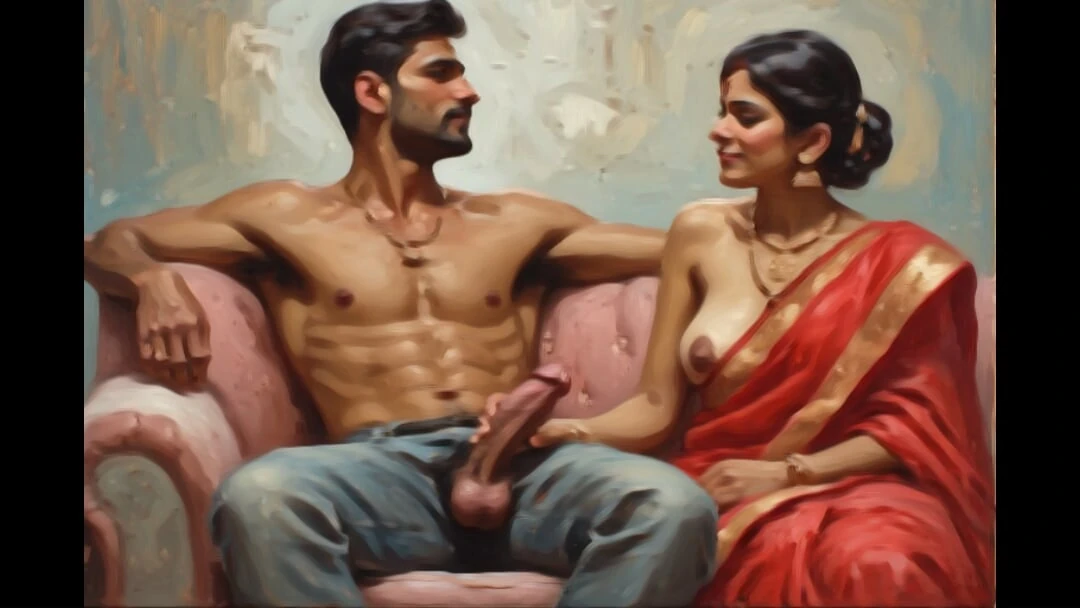 Indian girl nisha in hotel room with her boyfriend and her stepbrother threesome sex