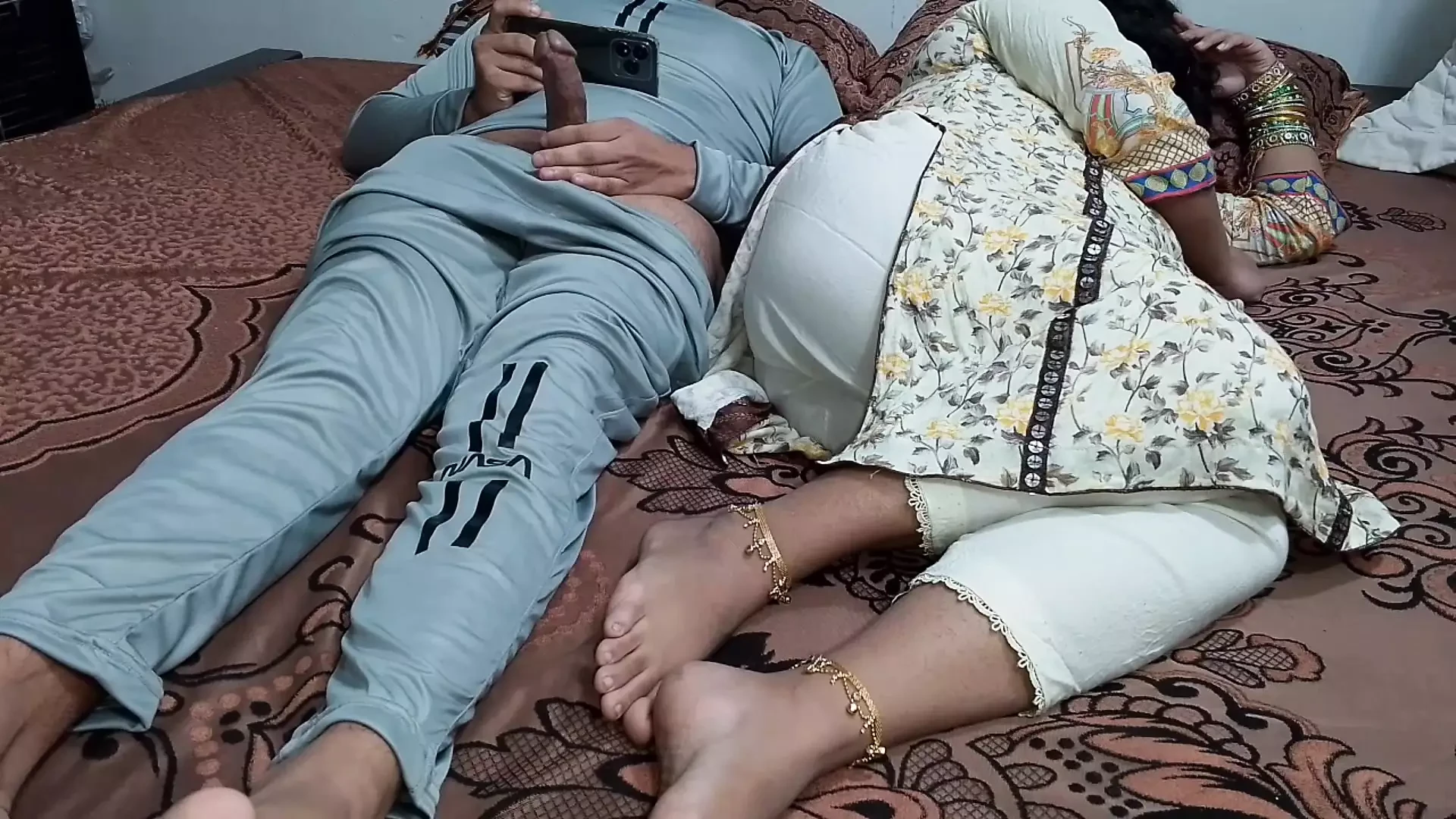 step son upset step mom found out – Indian Desi Step mom and step son in one bedroom
