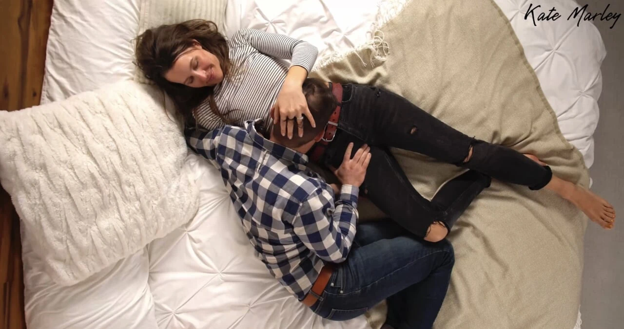 As soon as we got home from date night – Kate Marley