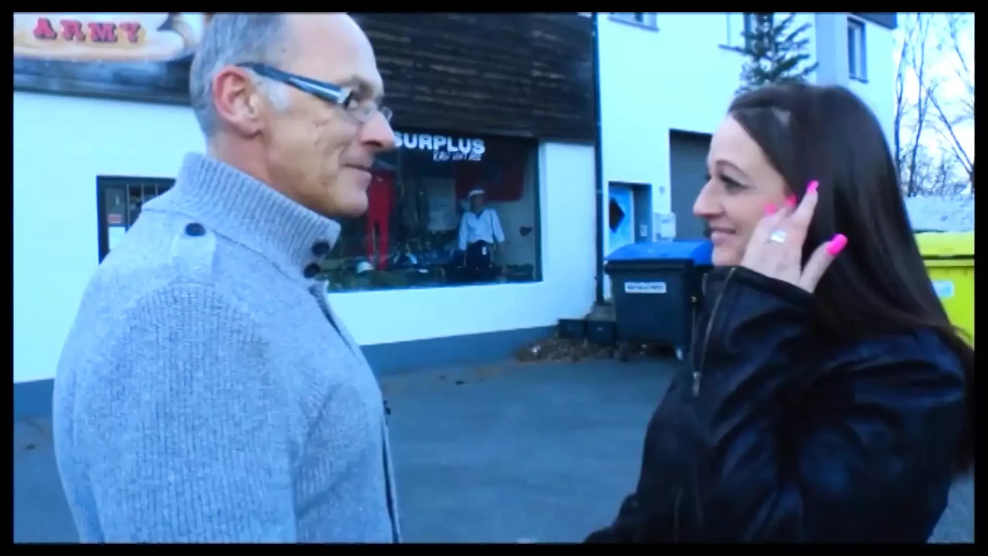 Tattoo MILF loves old man