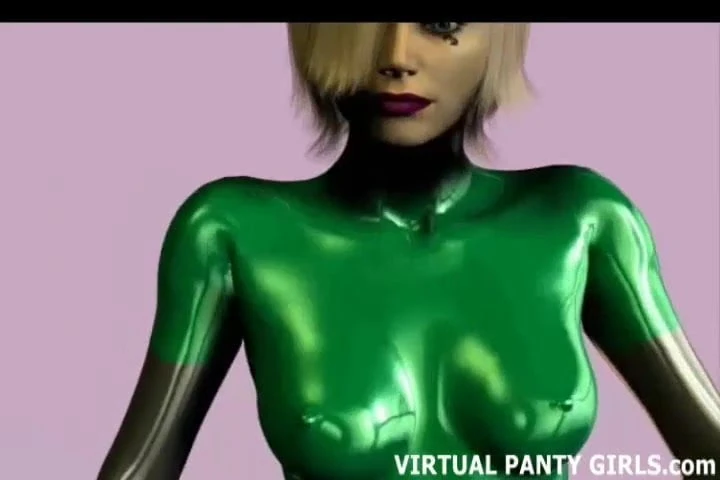 My cyber cat suit is skin tight