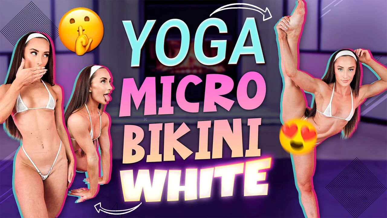 White Microbikini Hot Yoga – Hannahjames710