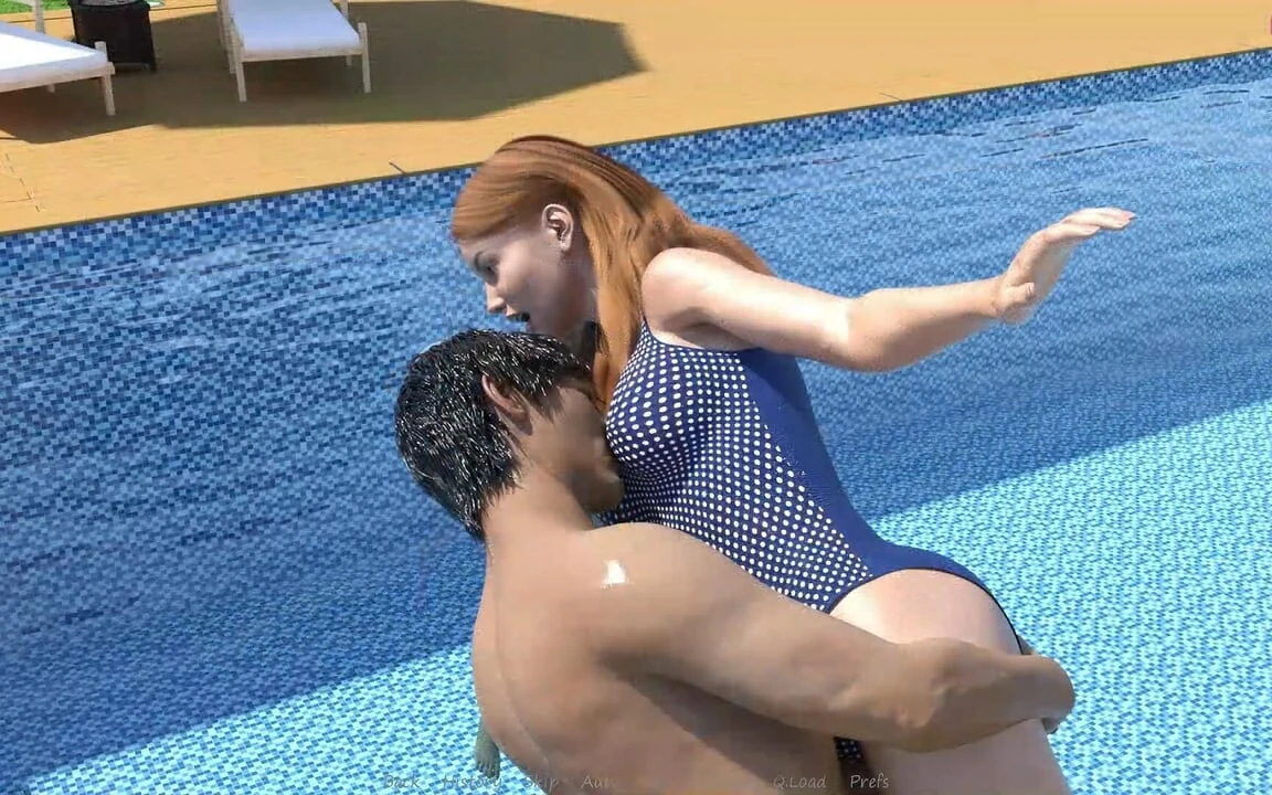 My Stepbrother’s Wife #30 John Pressed His Face Against Jennifer’s Breasts While Diving Into the Water