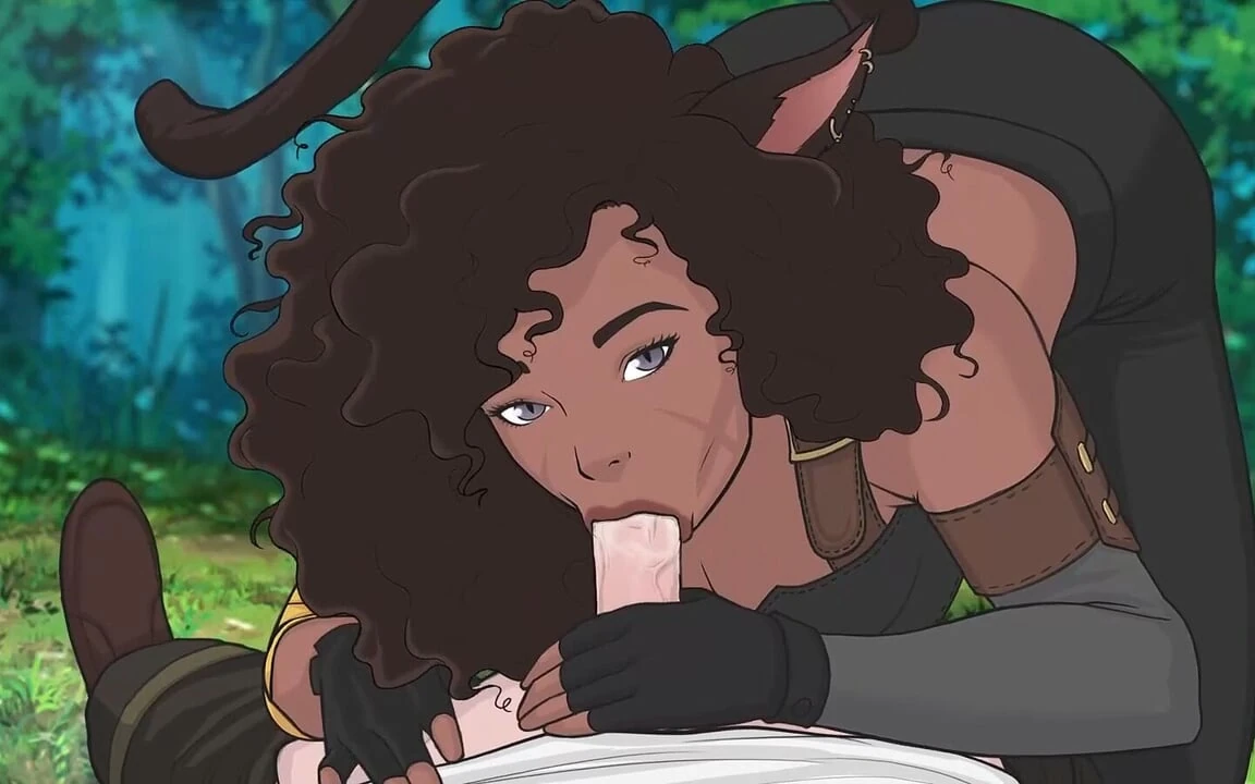 Neko Slut Gives You a Blowjob – Quickie Fantasy Adventure Gameplay