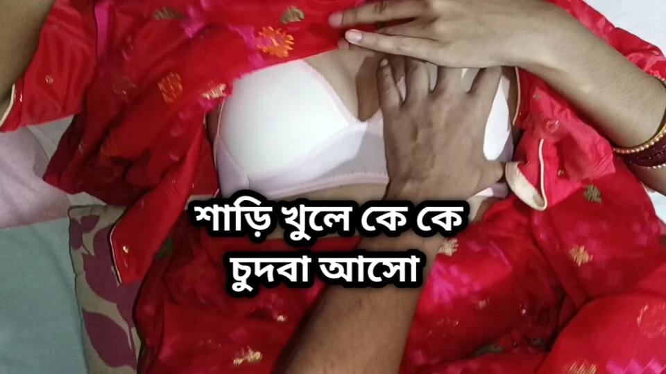 Seeing my girlfriend wearing a saree, I couldn’t control myself. So I fucked her.