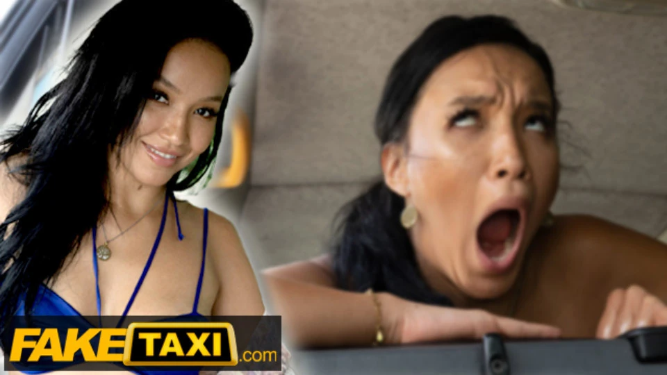 Fake Taxi – Bikini Babe Asia Vargas strips in the back of the cab to the driver’s delight