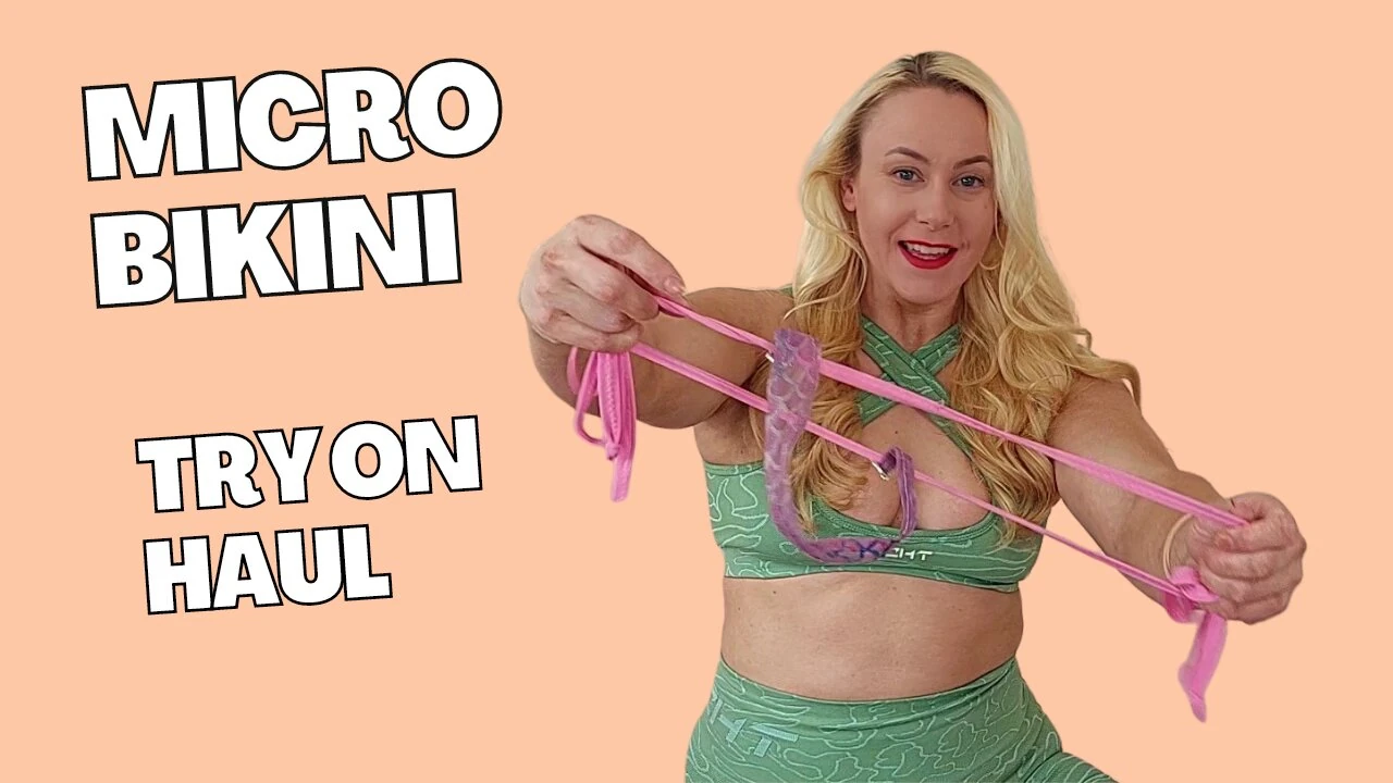 Micro bikini try on haul