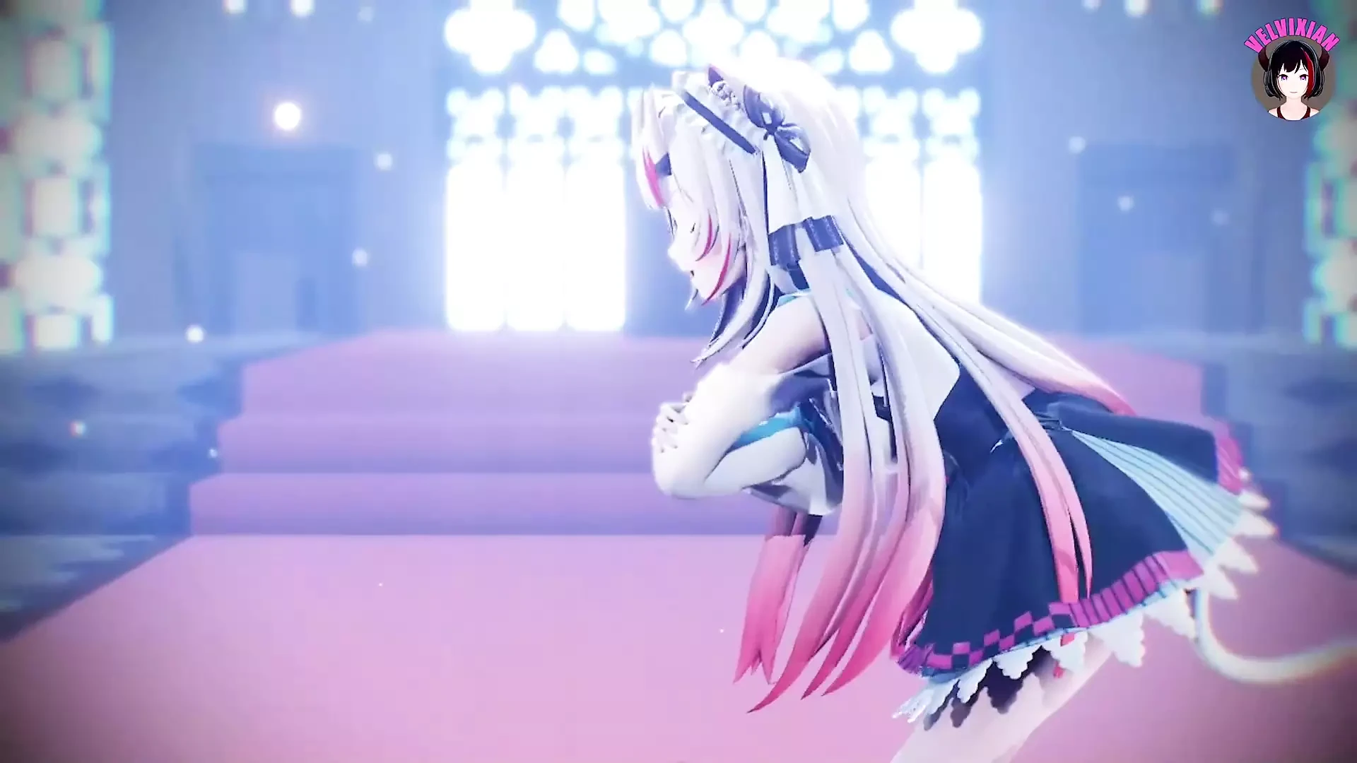 Ayame Hyakki – Cute Cat Girl Sexy Dance and Gradual Undressing