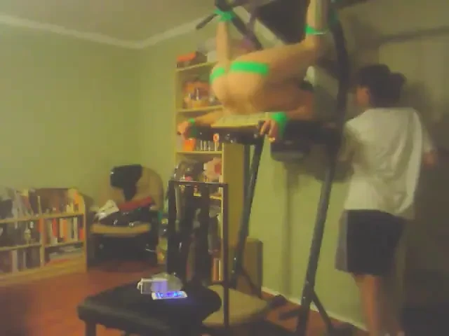 Duck tapped balls stretched & dick sucked  TOMWOODS2020