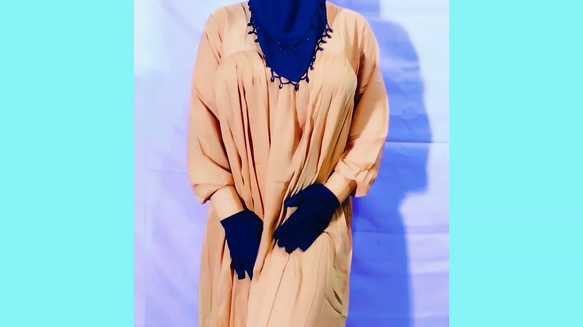 Beautiful Amena Bhabhi has sex indoors wearing a burqa and hijab