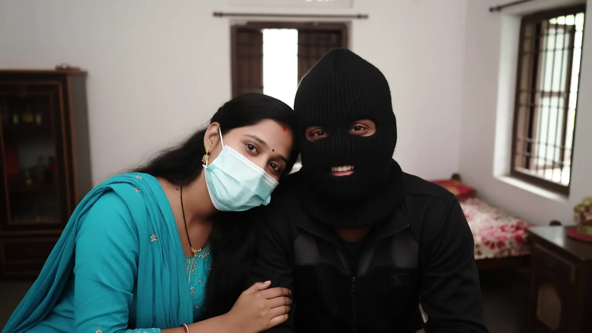 HD Desi porn of a horny guy fucking his GF on the table