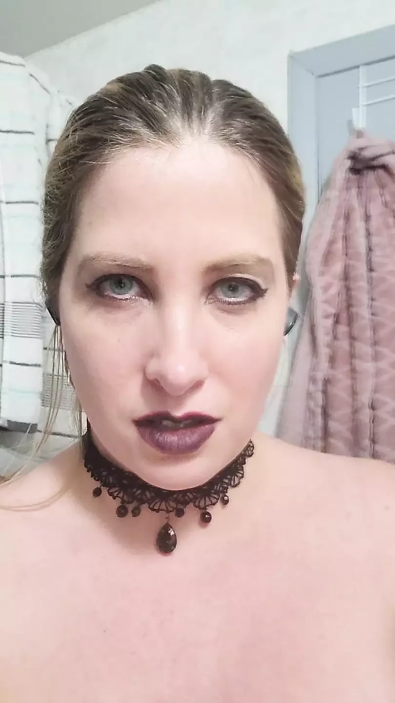 Gothic mistress makes you eat her pussy. ASMR
