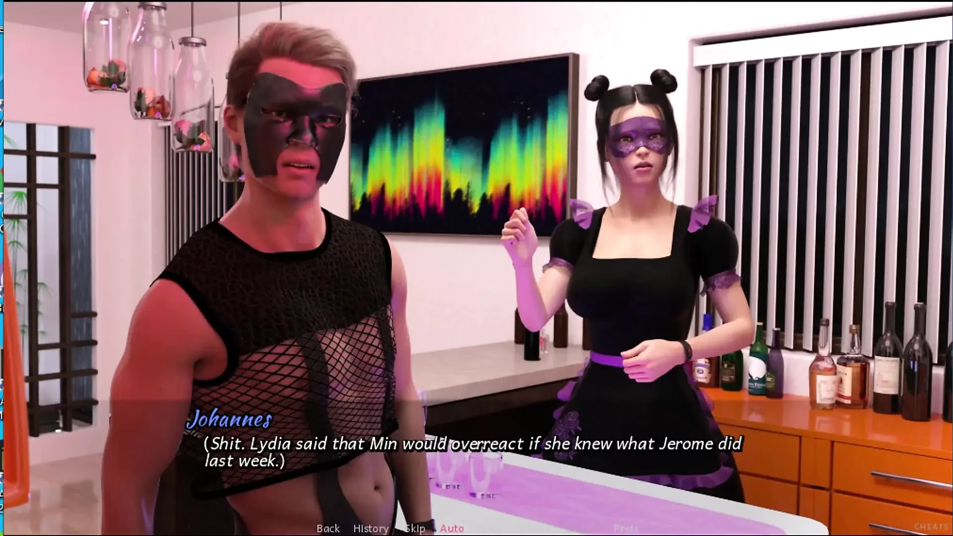 Fetish locator #12 – The group had a mask BDSM party … Lyssa got fucked had … The Maid jave Johannes a blowjow