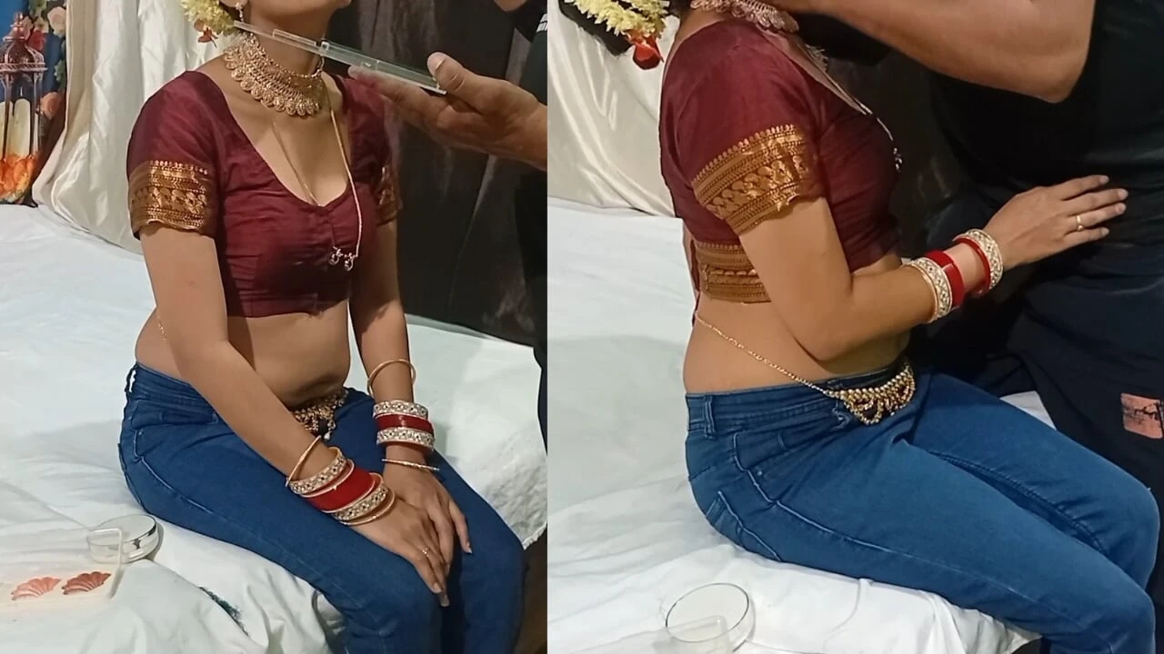 Makeup artist fucking new bride’s pussy during makeover