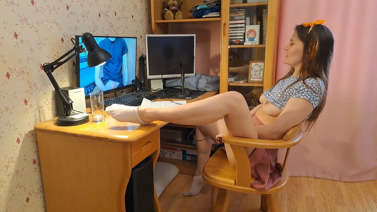 Video Chat Meeting Ended With Filming Hot Porn
