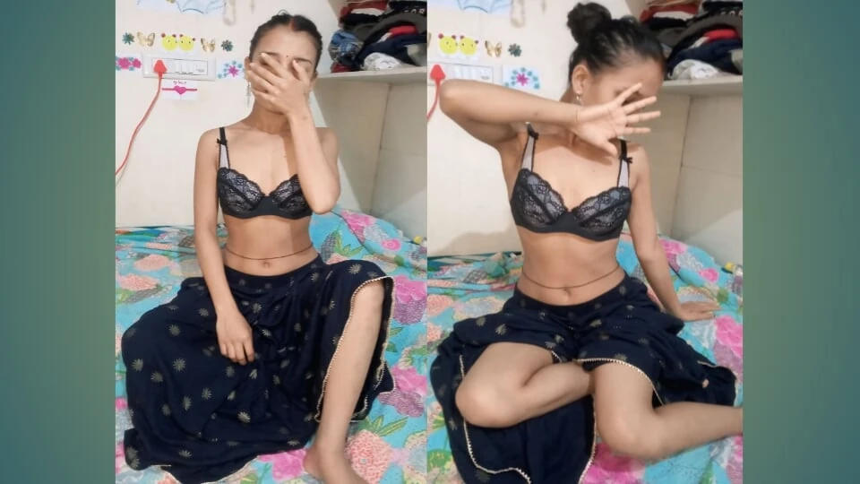 SORRY STEP-SISTER, Desi Village teen step-sister xxx video, Indian beautiful village step-sister sex video, full story Hindi Clear Audio