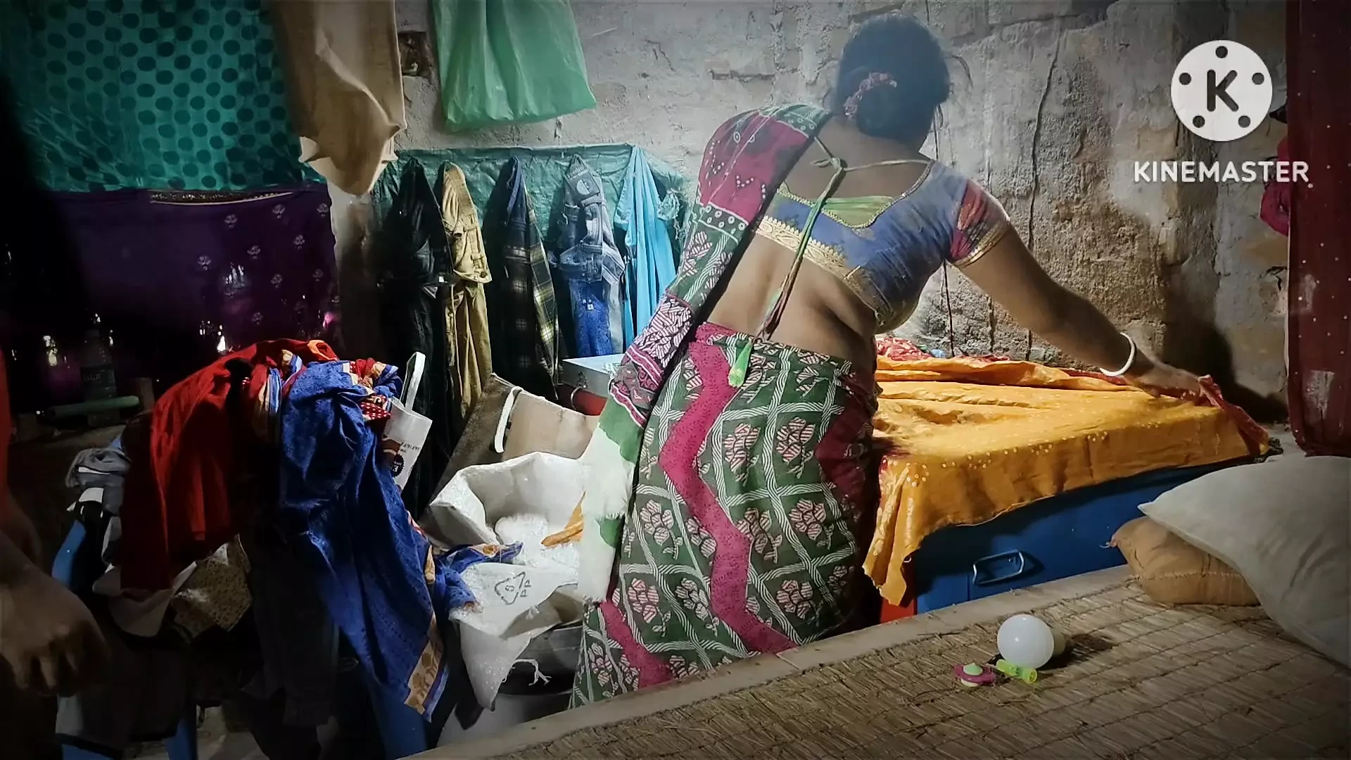 Elder stepsister stripped naked and fucked in doggy style from behind India Desi girls sax