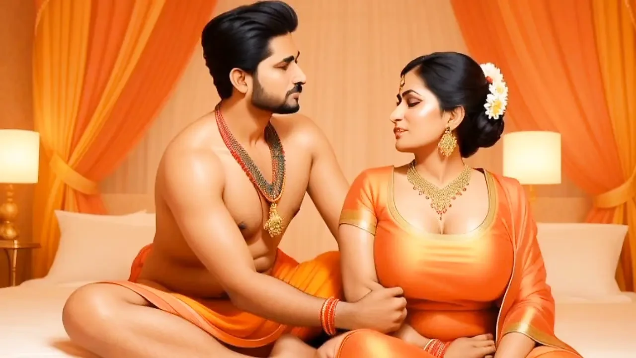 When there was no one at home, a Muslim girl did full romance