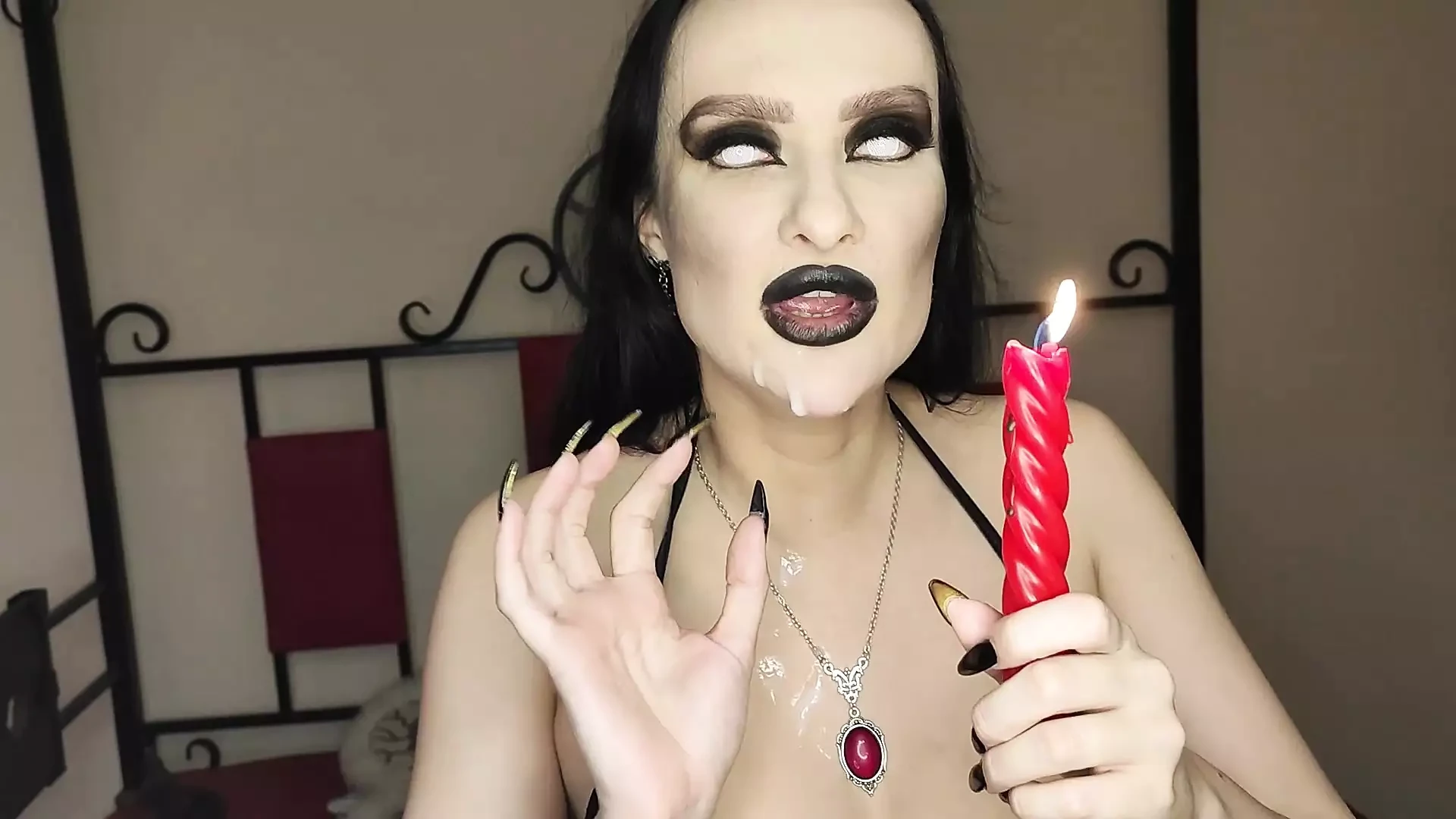 Satanic Witch Loves Anal and Cumshot