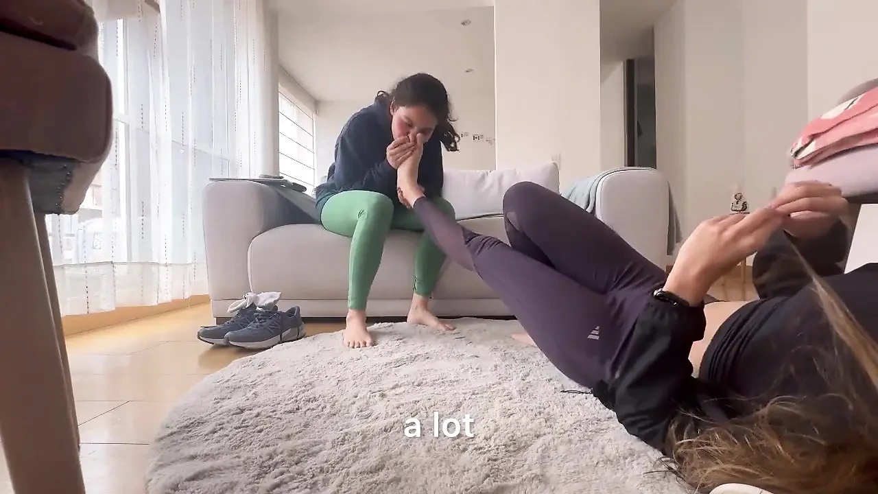 Big, Sweaty Female Foot Wrestling