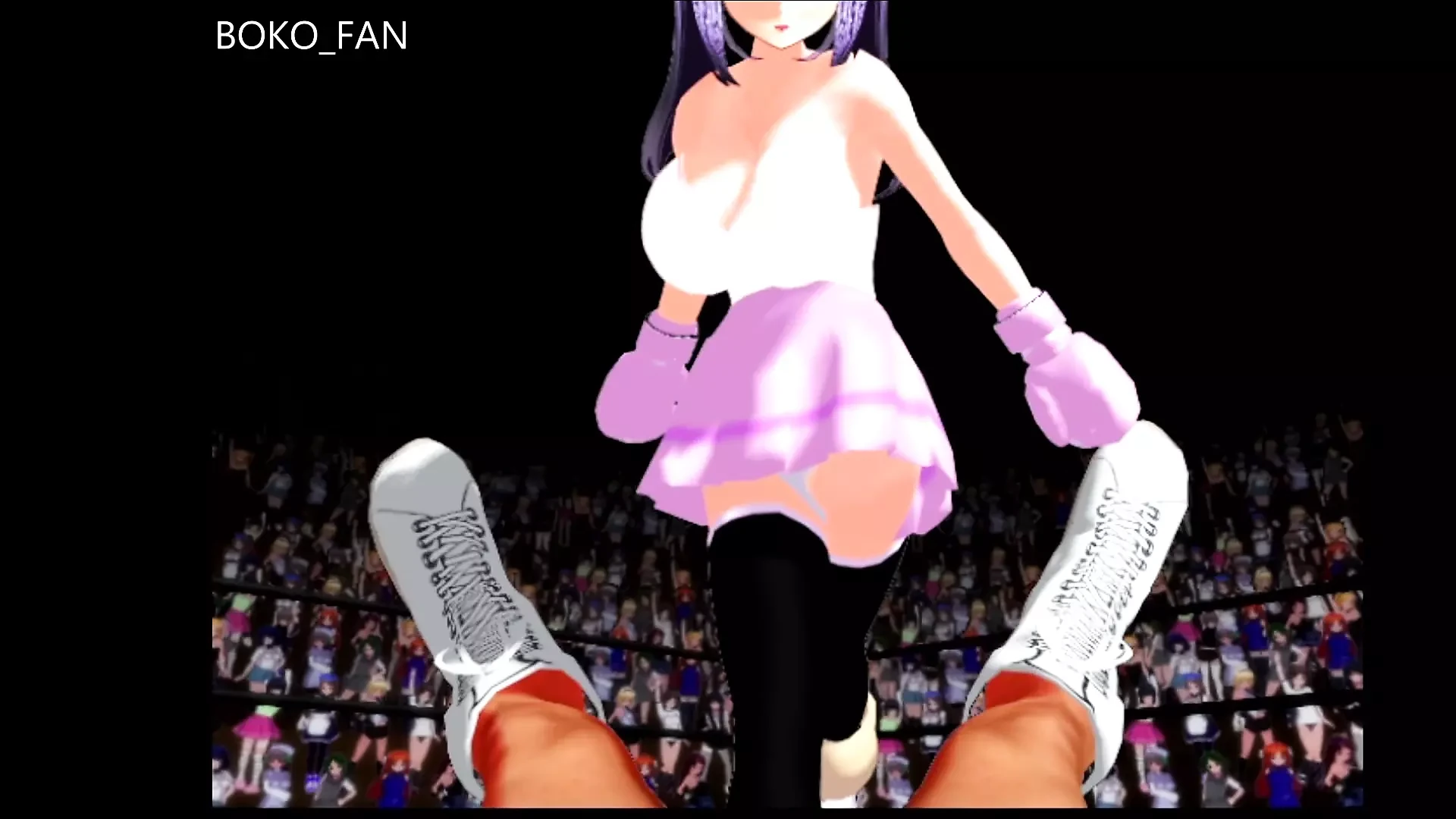 Ultimate Fighting Girl Type B Ball Busting