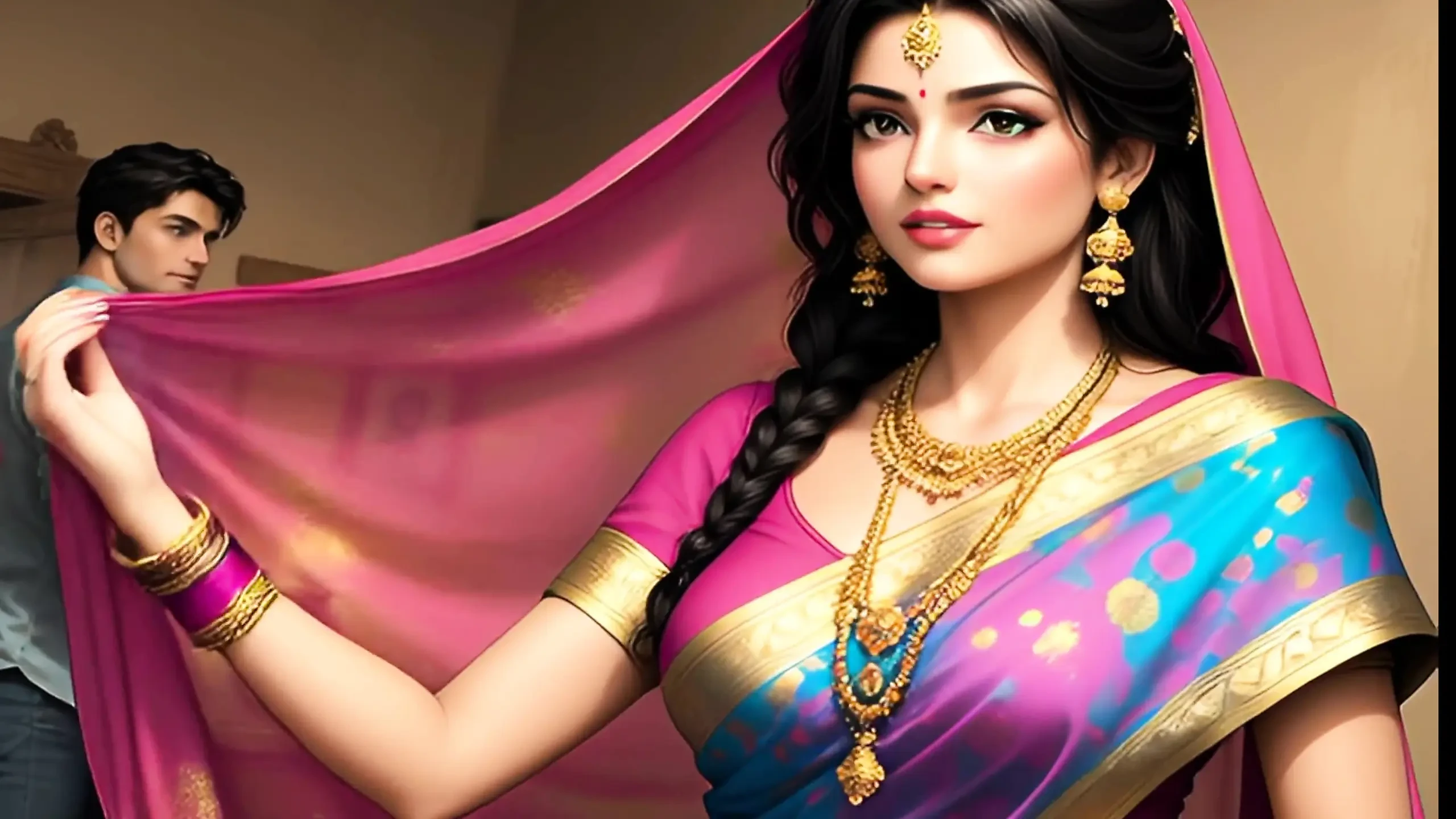 I learned to play with my new sister-in-law!