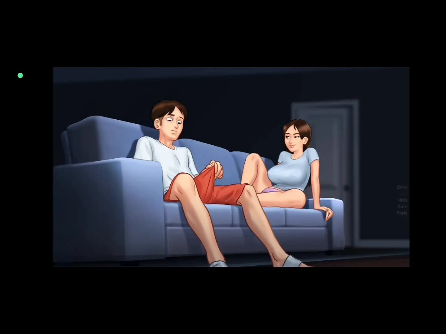 Jenny Caught Masturbating on Sofa – Night Scene Compilation