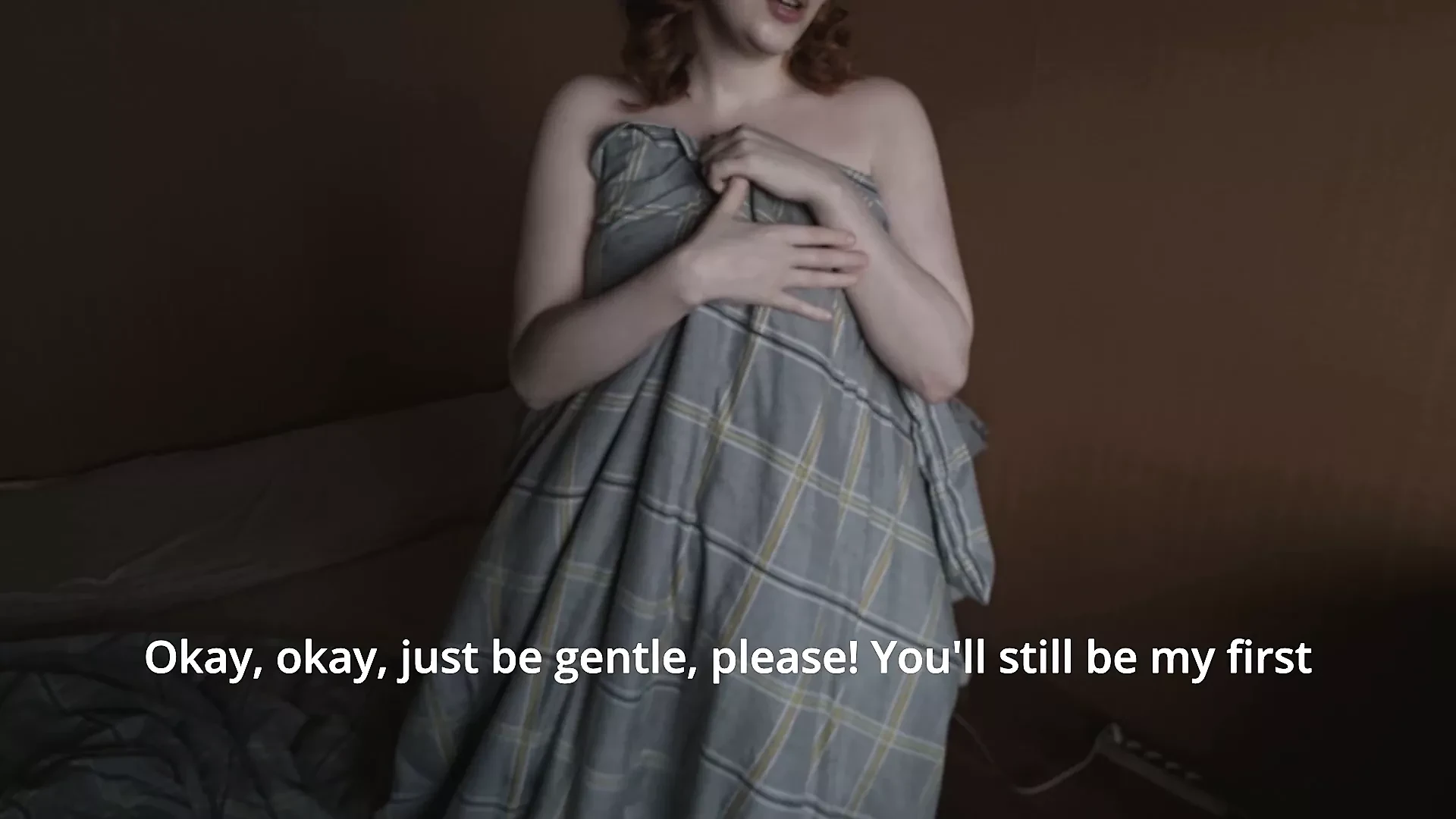 Stepbrother caught his sister jerking off and fucked her in her mouth and pussy