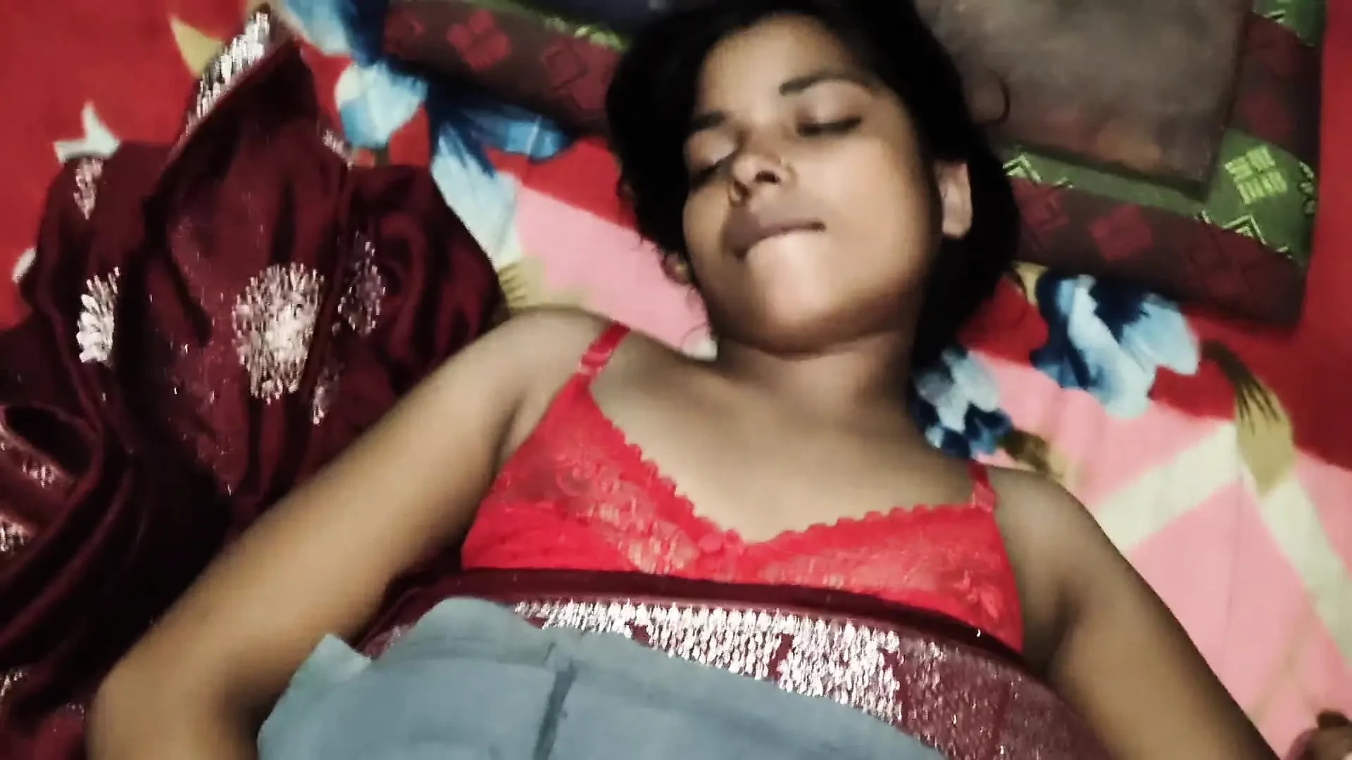 Indian village cute girlfriend bedroom Fuck in hindi video