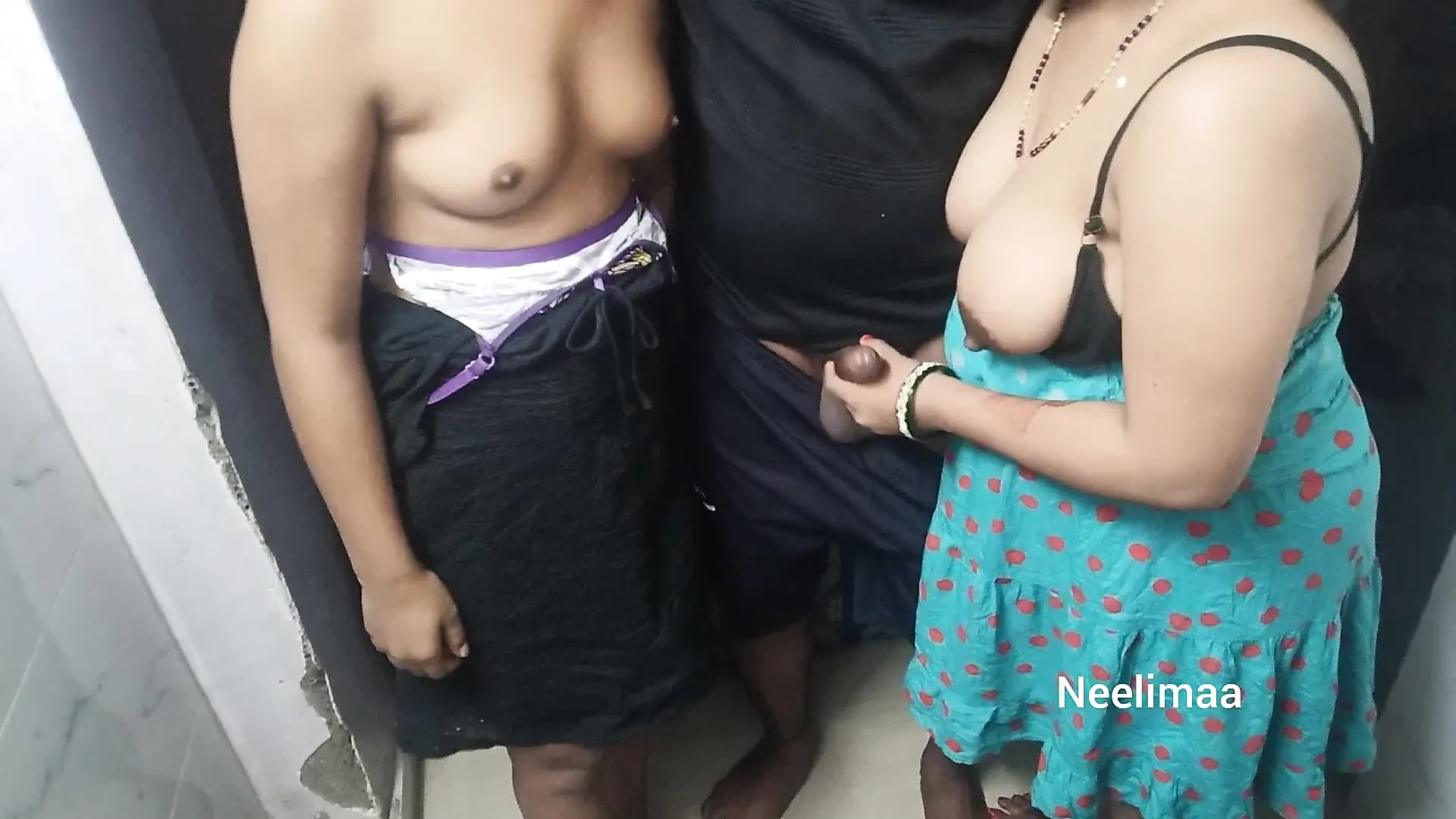 Best Indian Threesome Sex video.