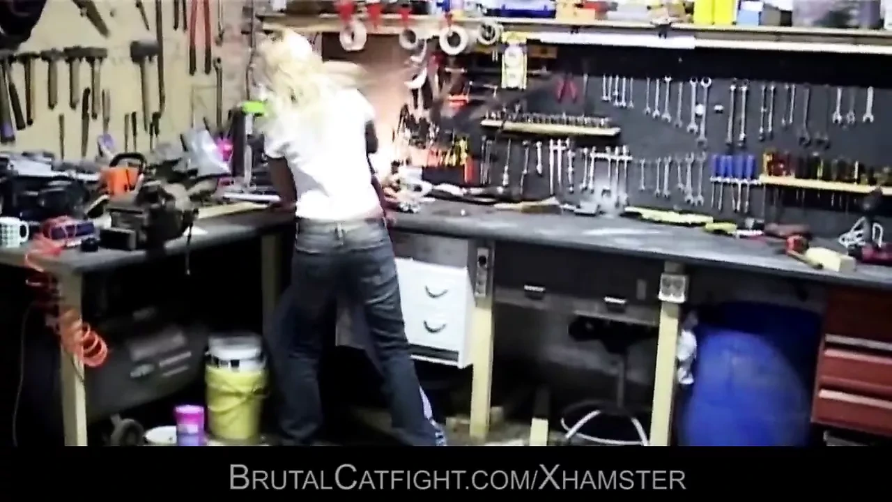 Two girls are fighting like crazy- one gets fucked