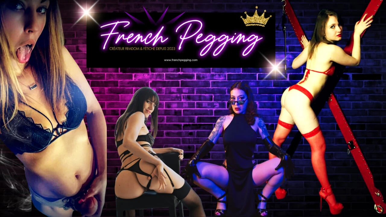 French pegging – femdom pegging BDSM fetish compilation