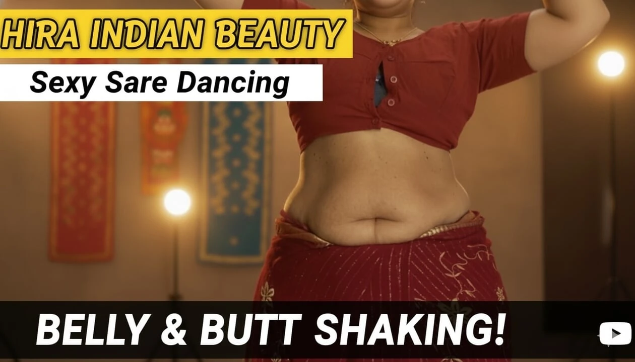 Hira’s Erotic Saree Dance – Sari Wearing ASMR – Teasing Belly & Butt Shake