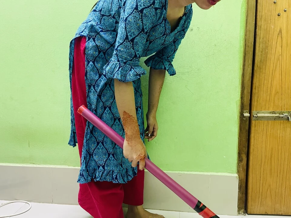 I’m fucking hard with my house helping hand