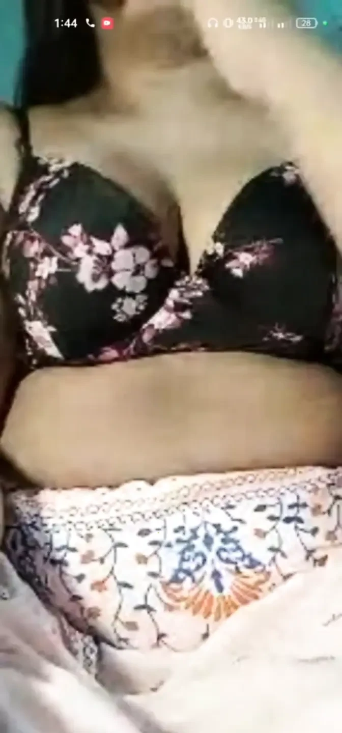 desi chubby wife masturbating on video call