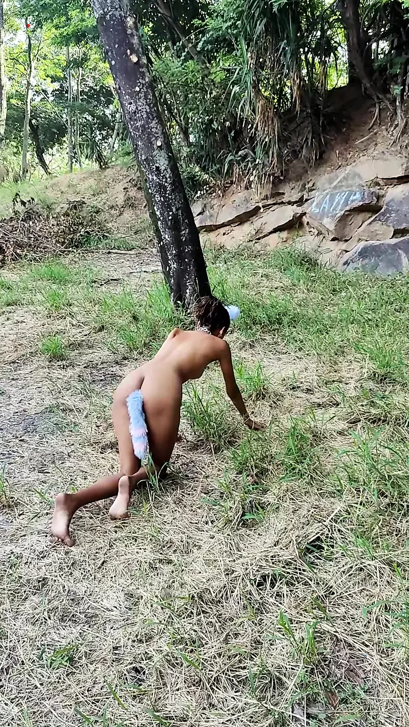 Going for a Walk in the Woods Like a Puppy