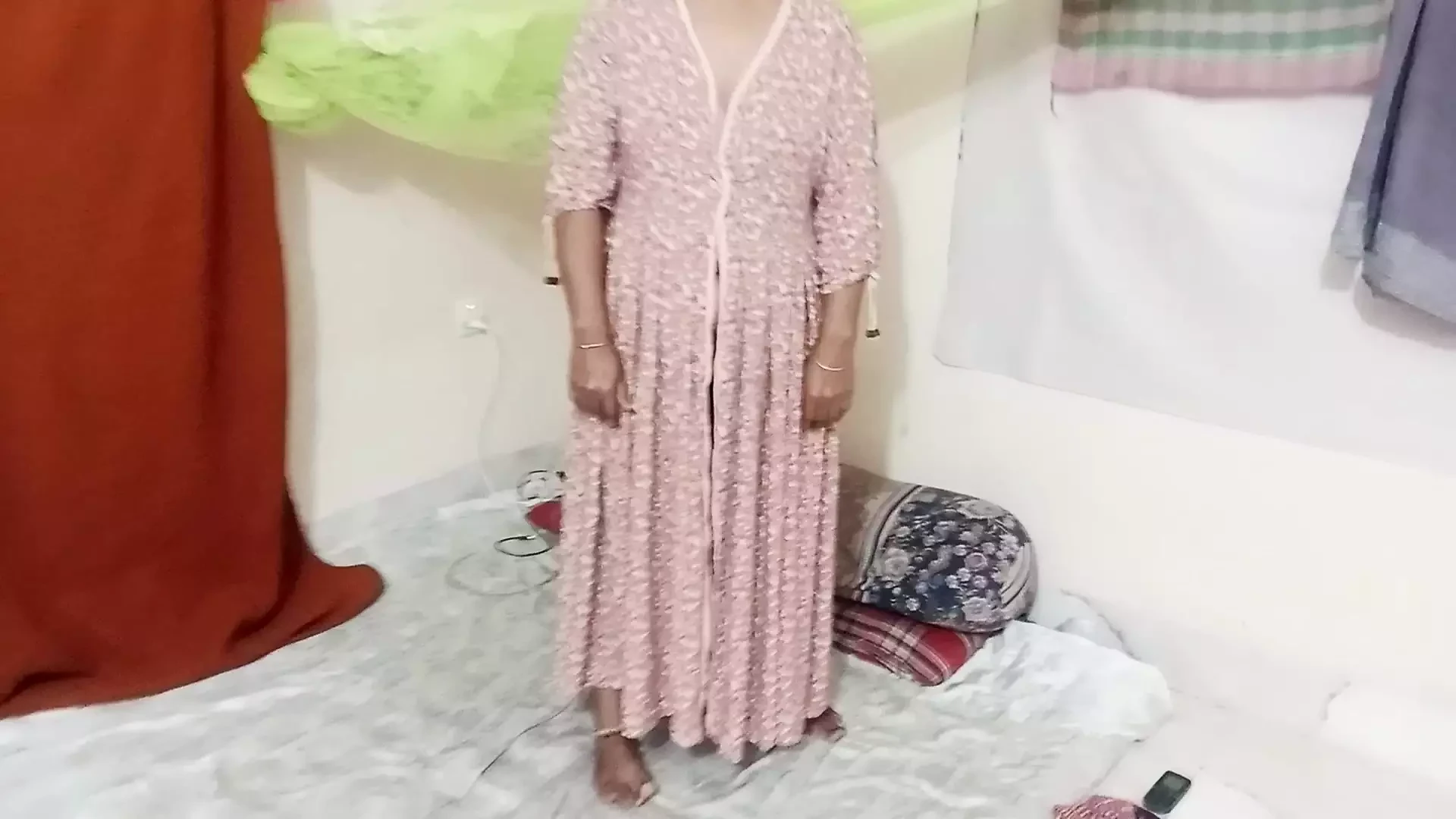 I found my aunty alone in the house and started fucking her