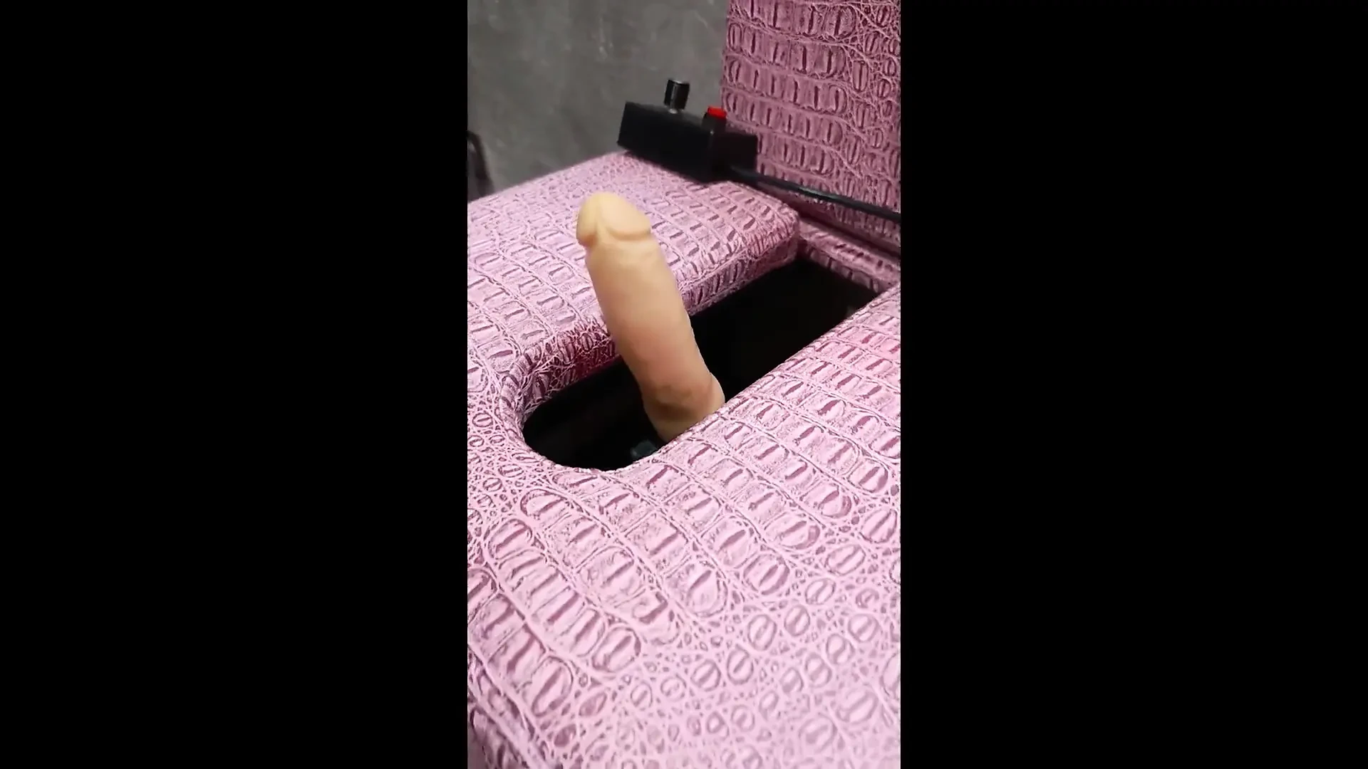 BDSM Hotel, Fuck Machine, Bondage, Sperm on Face