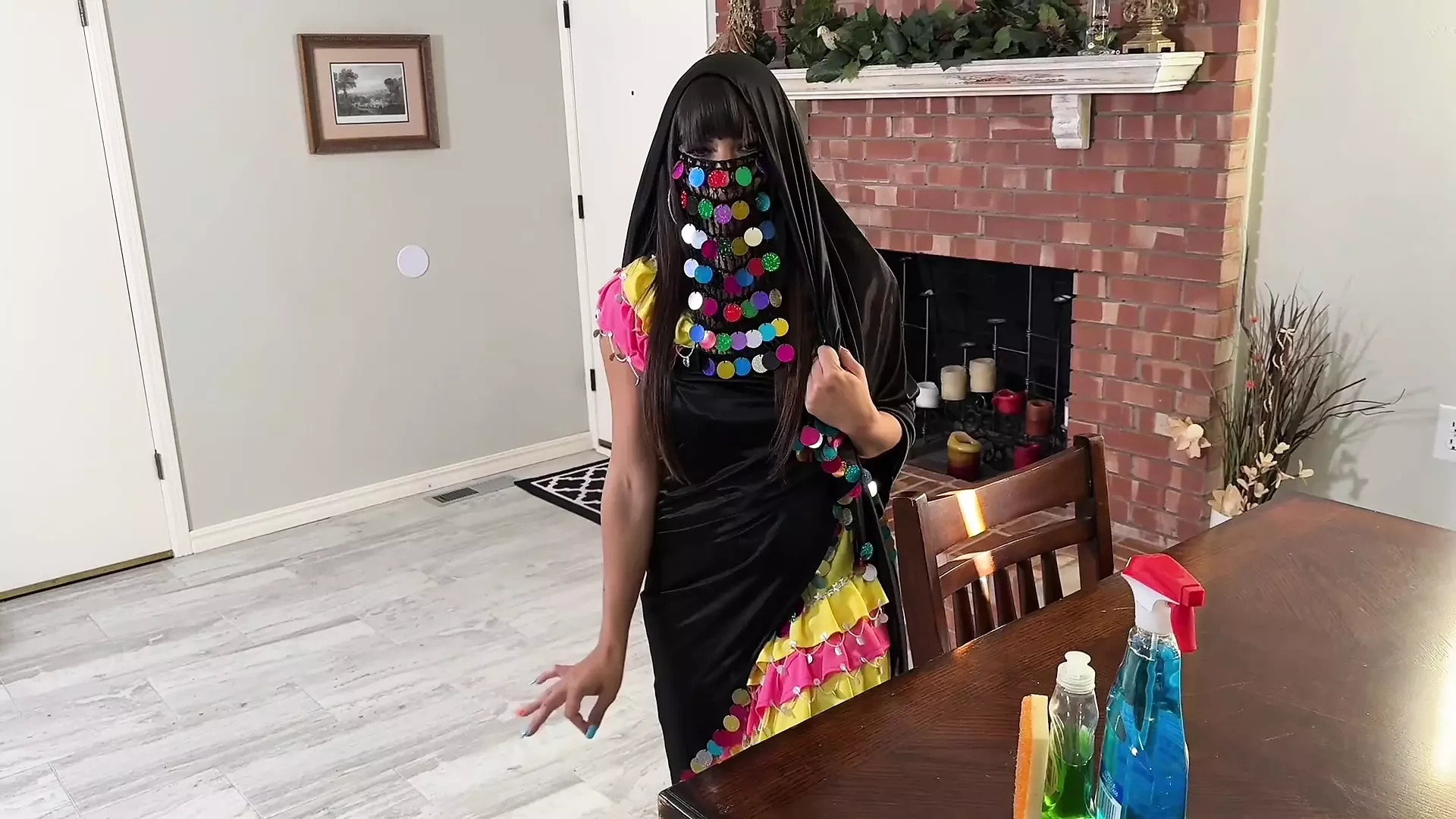 Sasha Pearl Egyptian Maid Strips