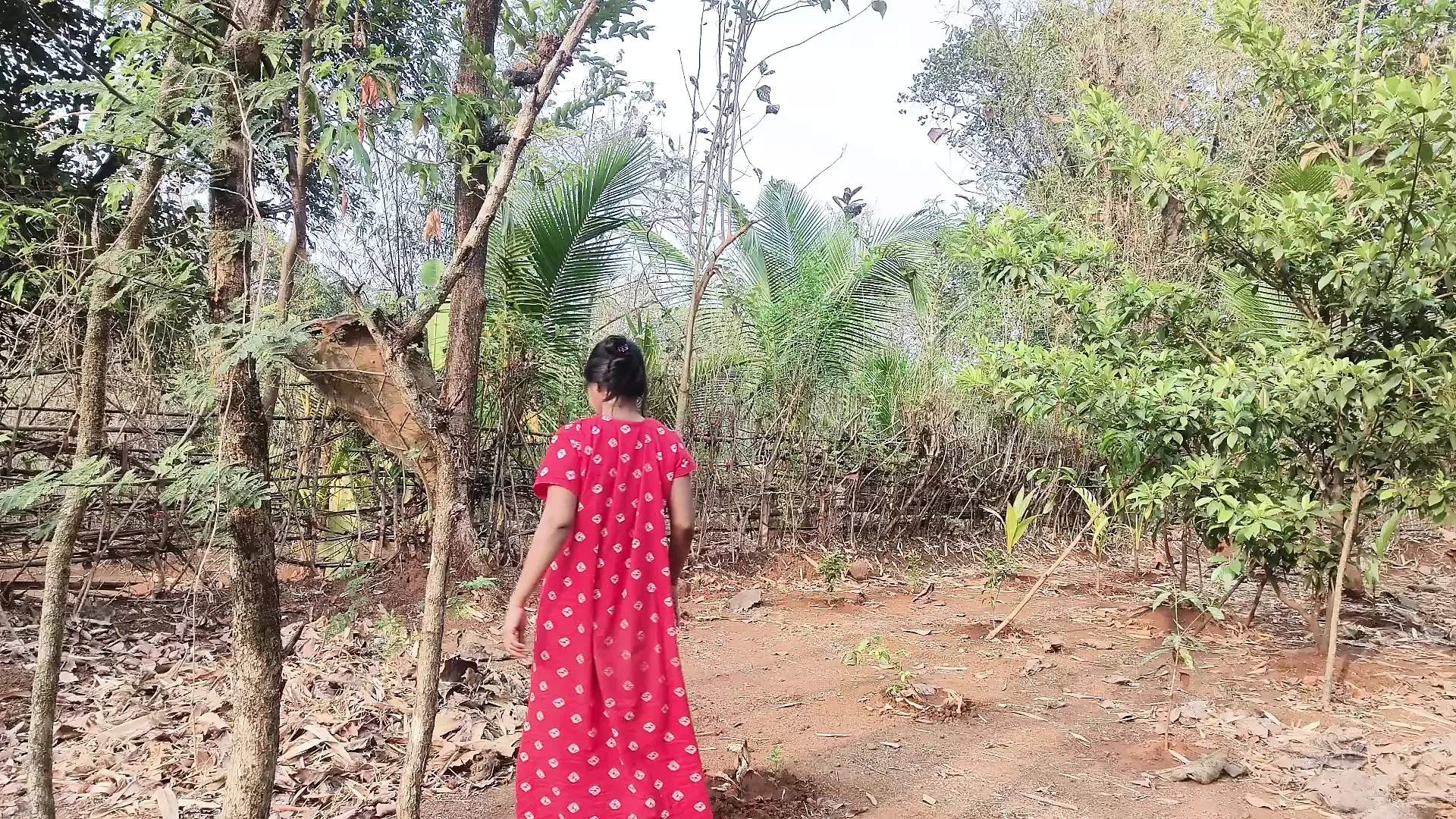 Beautiful village wife living lonely bhabi sex in outdoor fuck