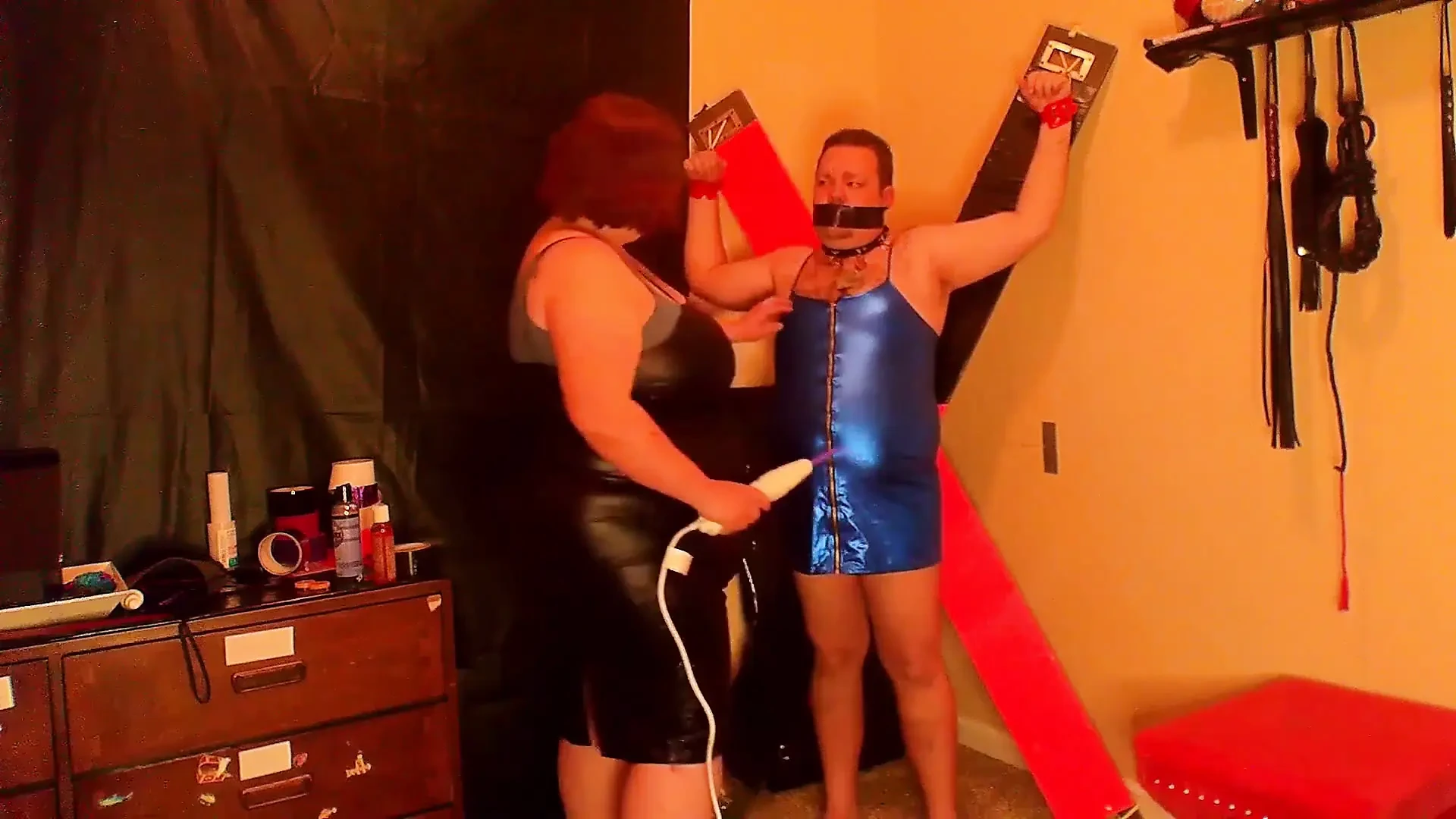 Mistress M and sissy slave 2