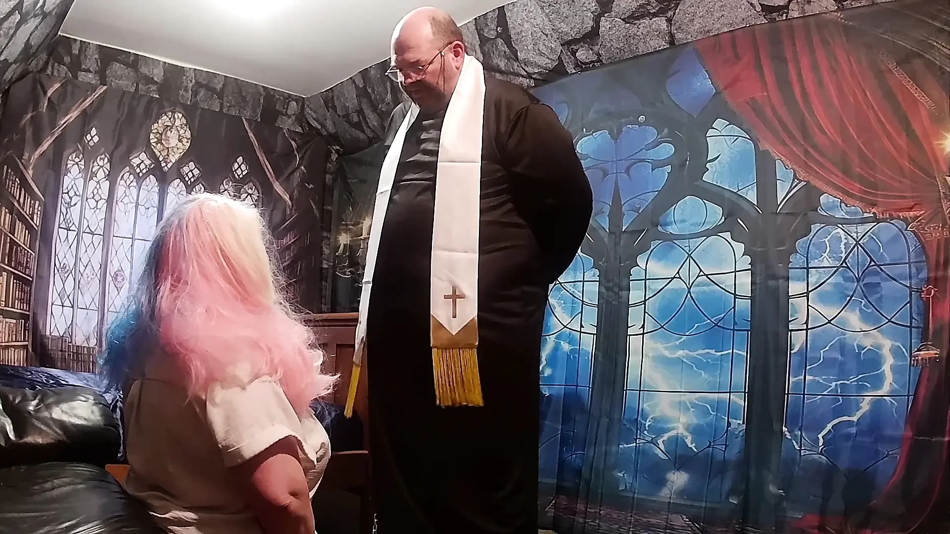 Part 1:- Vicar and the naughty college student!