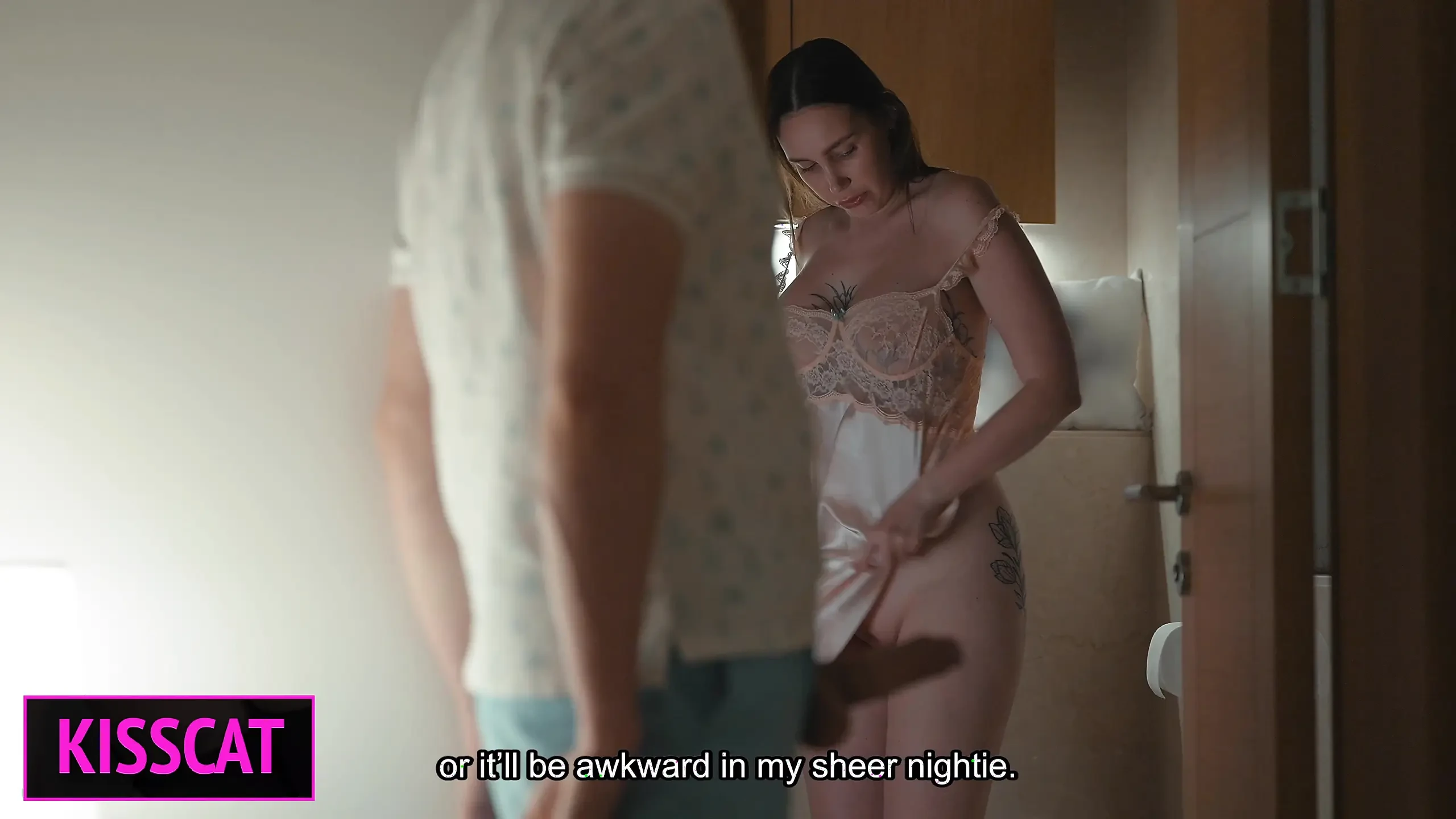 Step Son and Step Mom Share One Hotel Bed-what Forbidden Secrets Unfold Tonight?!