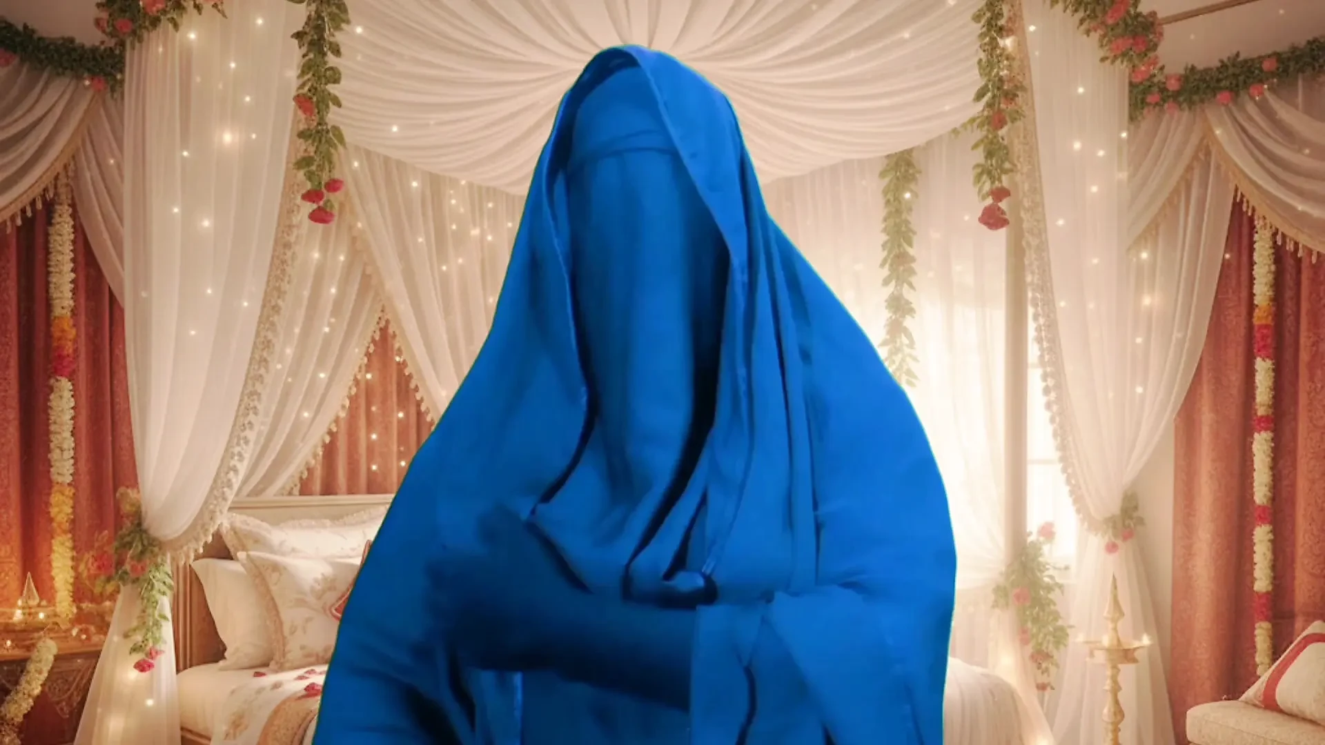 Indian Muslim Girl in Burkha Enjoys Romantic Sex Night