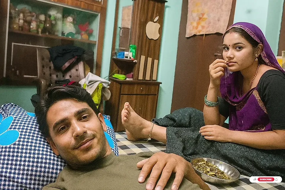 Pakisthani Village Stepsister and indian chora Hot Romantic With kiss By -Snapchat143