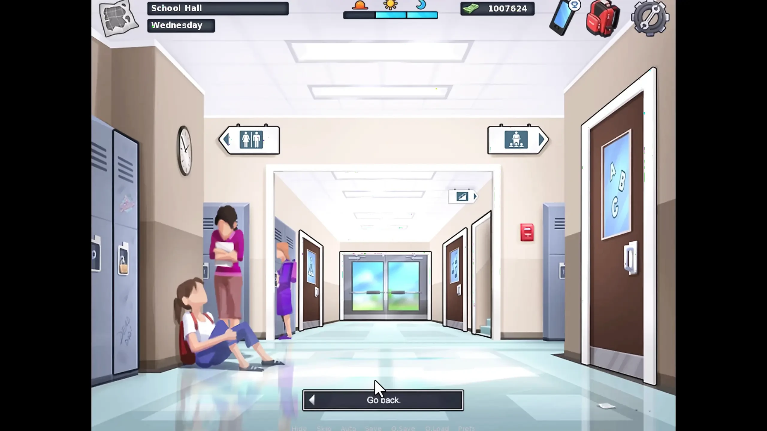 Summertime saga: I like to cum inside her.