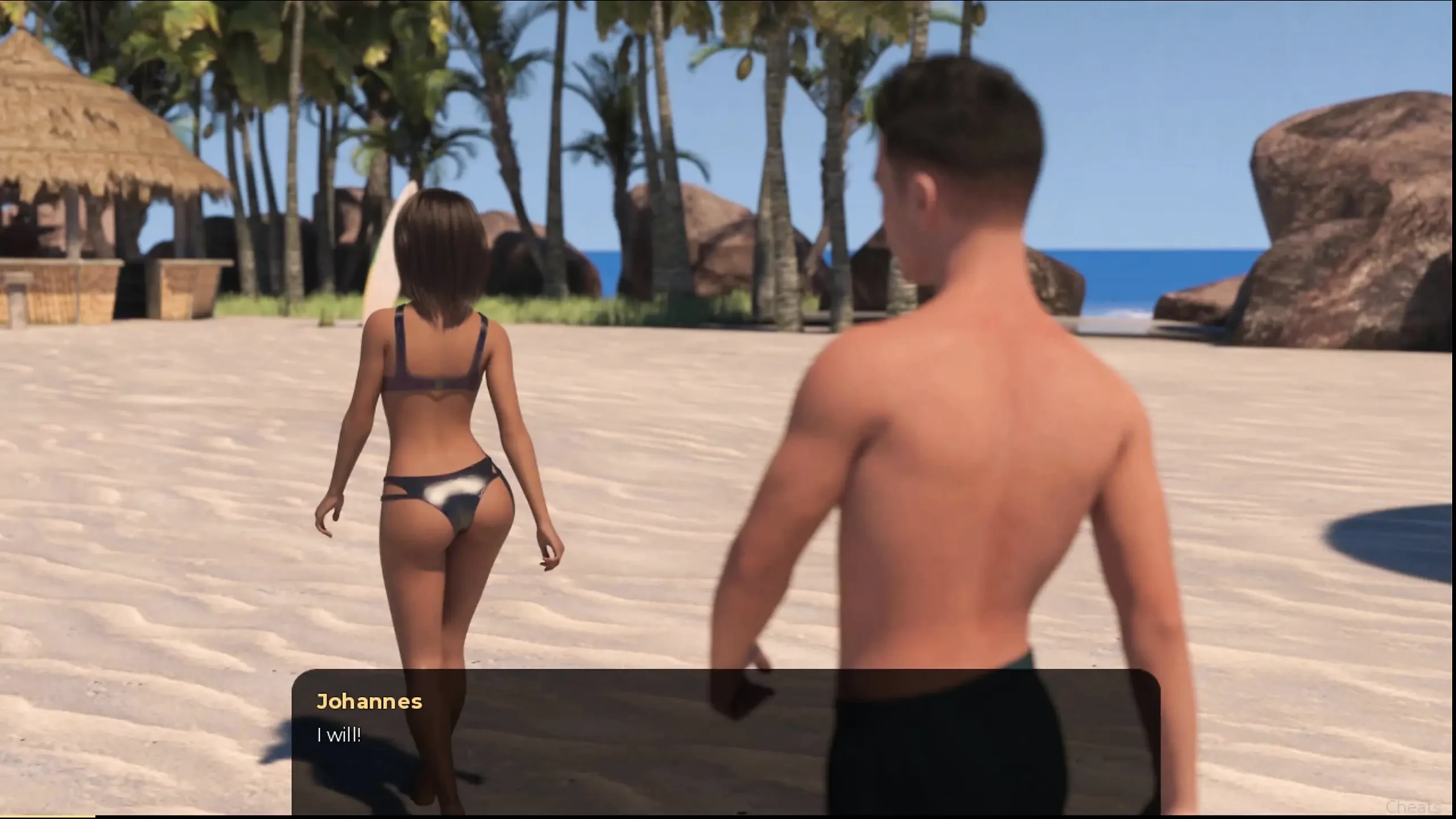 No more cash #1: Johannes fell on Tris and his dick slipped out