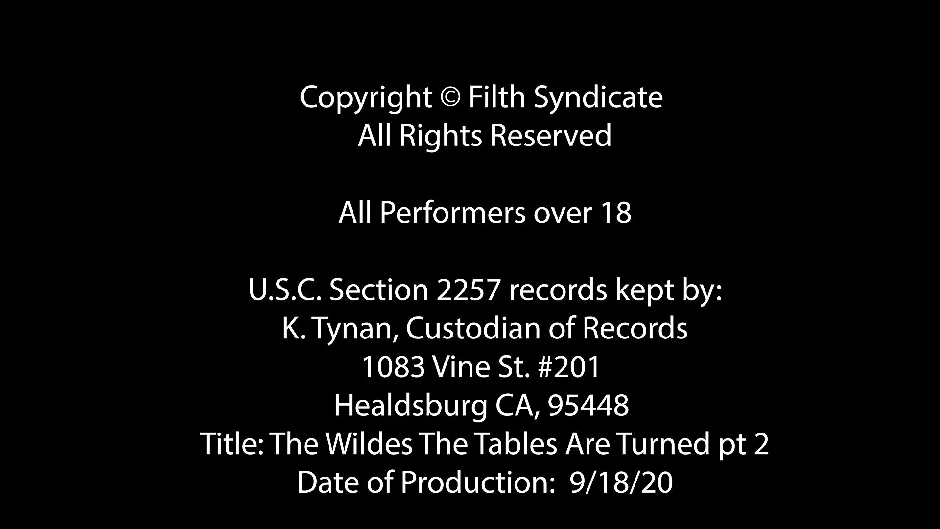 The Wildes: the Tables Are Turned Part 2 Featuring Christian Wilde, Bella Wilde