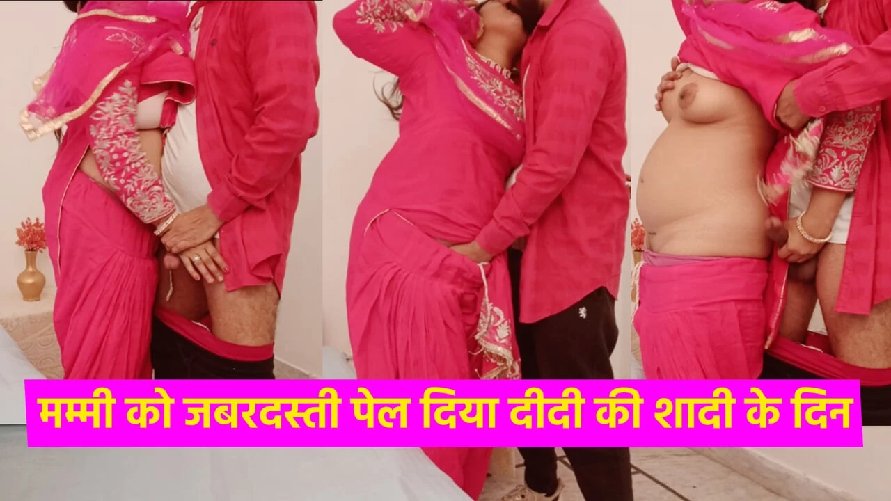 Stepsis’s Marriage Haldi Day Goes Convert Into Stepmom’s Fucking Night When All Family Members Dancing On DJ