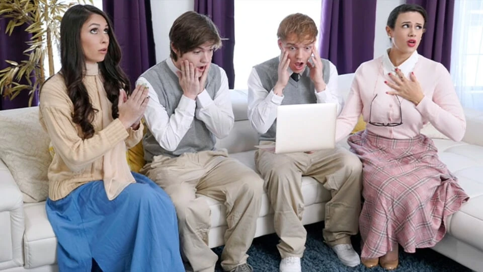 Mom Swap – Strict And Religious Stepmoms Swap Their Naughty Teen Boys To Teach Them A Lesson